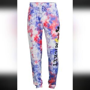 Mickey Mouse Tie Dye Joggers Size M Officially Licensed Disney Cute & Comfy